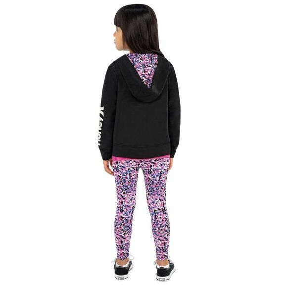 NEW! Hurley Kids 3 piece Set Full Zip Hoodie, Tee and Leggings - Picture 3 of 14